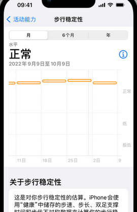 兴化iPhone手机维修如何在iPhone开启'步行稳定性通知'