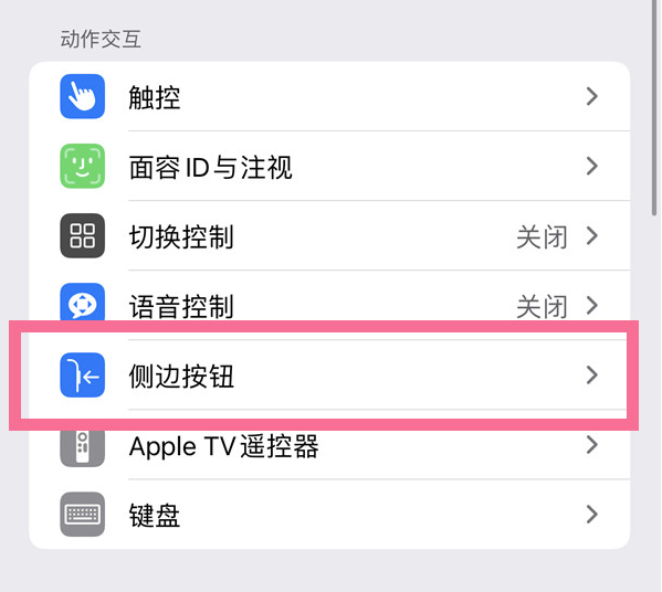 兴化苹果14维修店分享iPhone14 Plus侧键双击下载功能关闭方法 