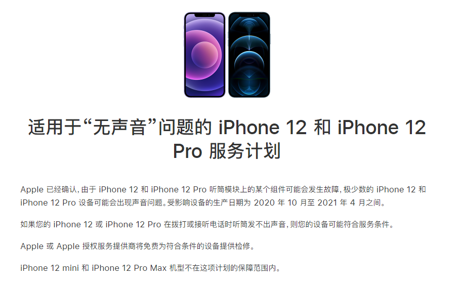 兴化苹果手机维修分享iPhone 12/Pro 拨打或接听电话时无声音怎么办 